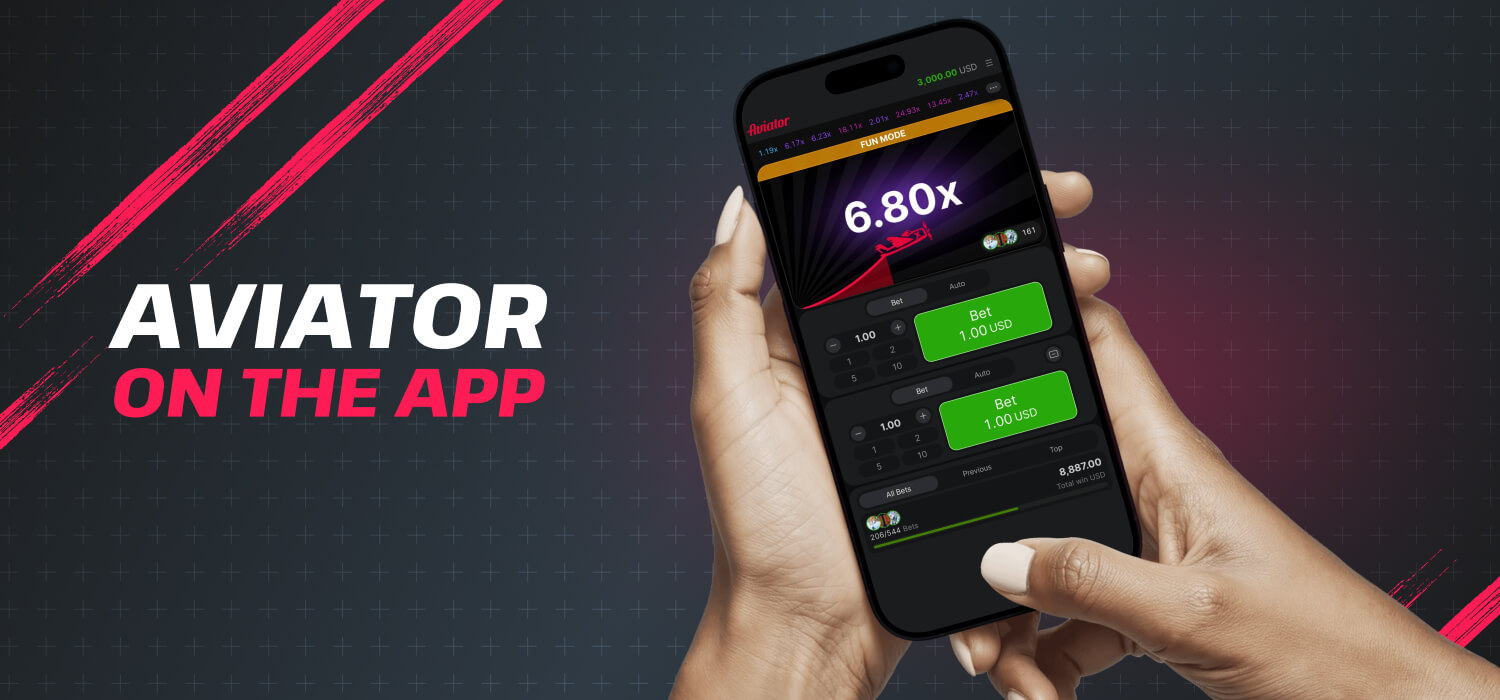 play aviator on the mobile app